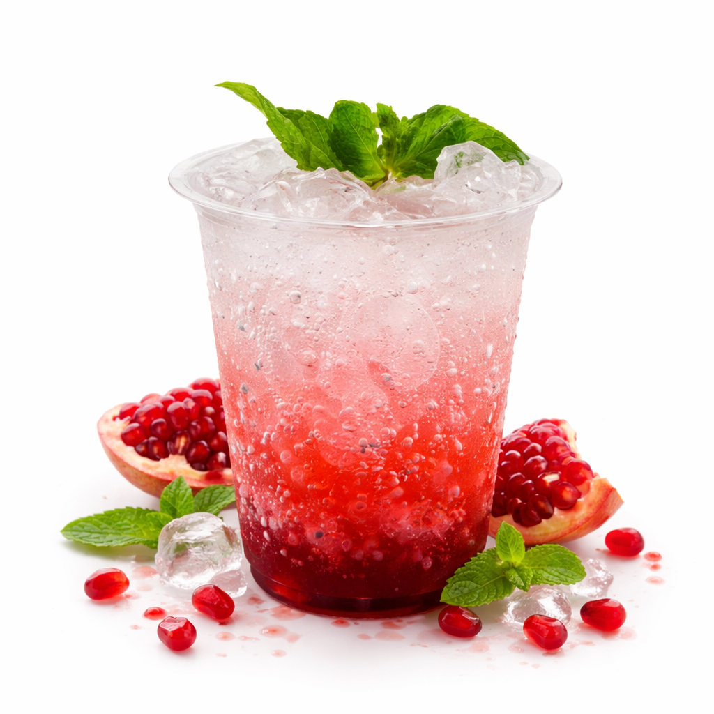 Pomegranate ice soda Kopi Kenal